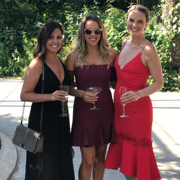 Off the Shoulder Cinq a Sept Mini Dress - Picture 8 of 8